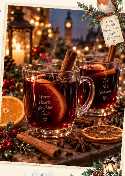 Mulled Wine in festlicher Christmas-Kitchen-Stimmung